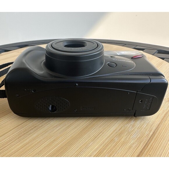 Samsung AF Zoom 777i 35mm Film Point And Shoot Camera Black Untested - Picture 9 of 14